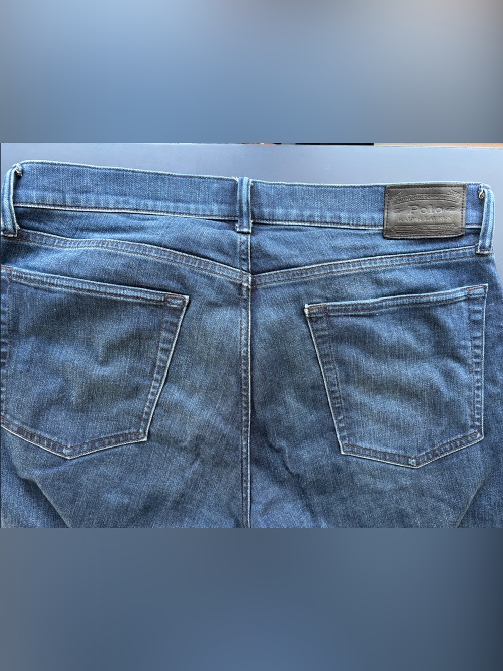 Ralph Lauren Men's Medium Blue Straight Jeans